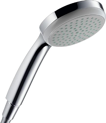 hansgrohe Duschkopf Croma 100, Duschbrause 1 Strahlart, Antikalk-Funktion, Chrom von hansgrohe