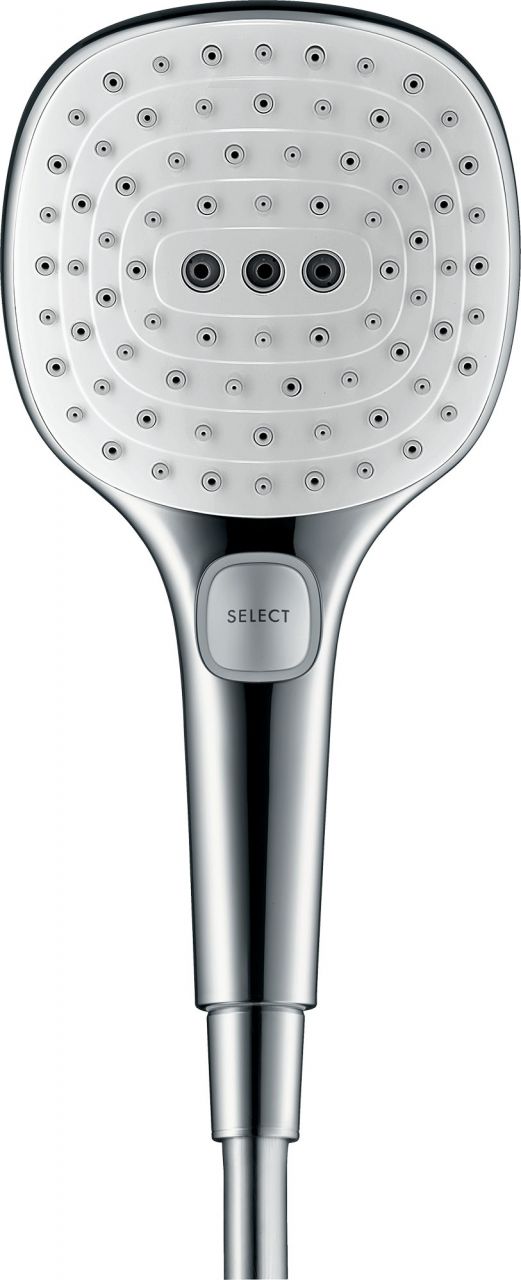 Hansgrohe Handbrause Raindance Select E 120 3 Strahlarten, weiß/chrom von Hansgrohe