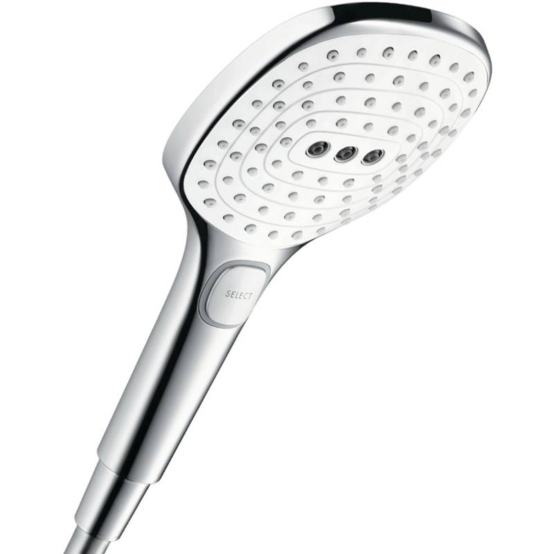 Hansgrohe Handbrause Raindance Select E 120 3jet Weiß-Chrom von Hansgrohe