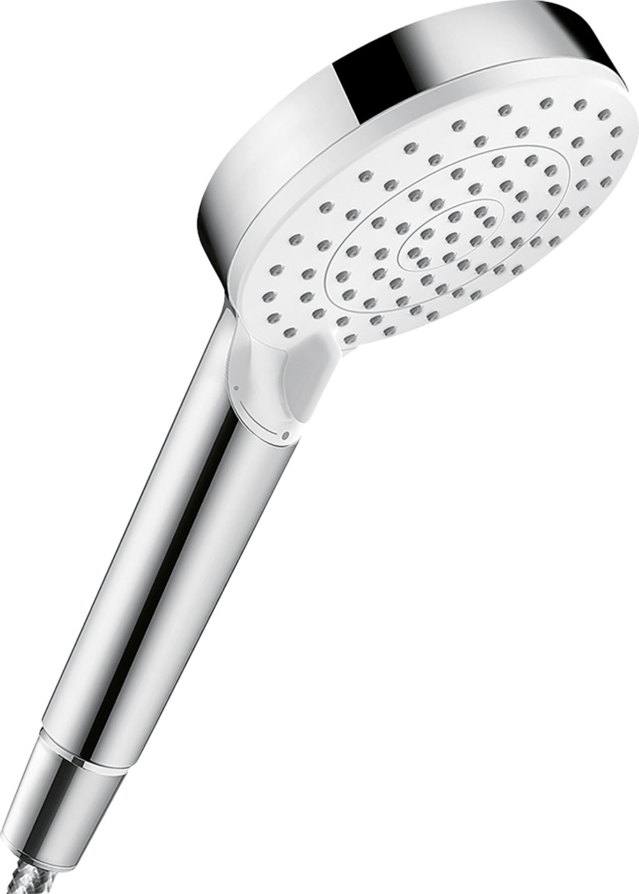 Hansgrohe Handbrause-Set 2 Strahlarten Crometta Vario EcoSmart chrom-weiß von Hansgrohe
