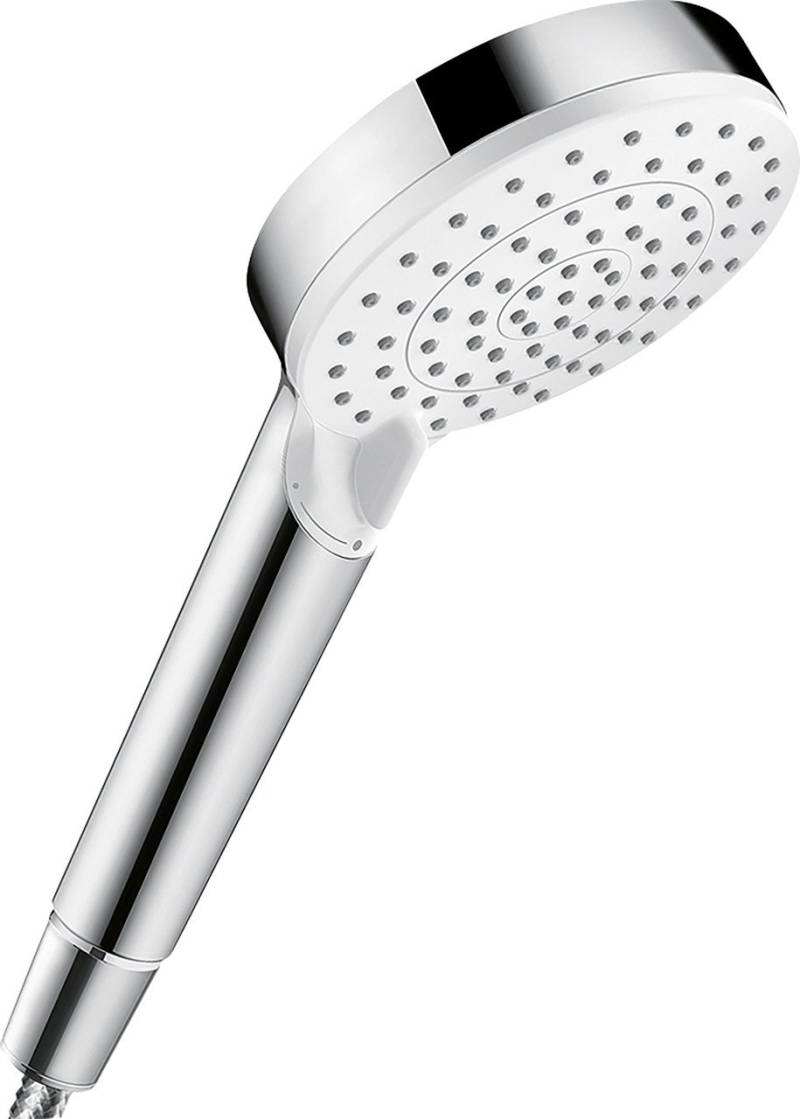 Hansgrohe Handbrause-Set 2 Strahlarten Crometta Vario EcoSmart chrom-weiß von Hansgrohe