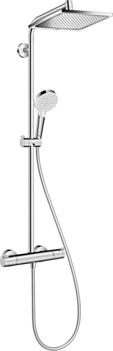 Hansgrohe Kopfbrausesystem Crometta E 240 mit Brausethermostat von Hansgrohe