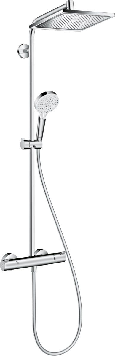 Hansgrohe Kopfbrausesystem Crometta E 240 mit Brausethermostat von Hansgrohe