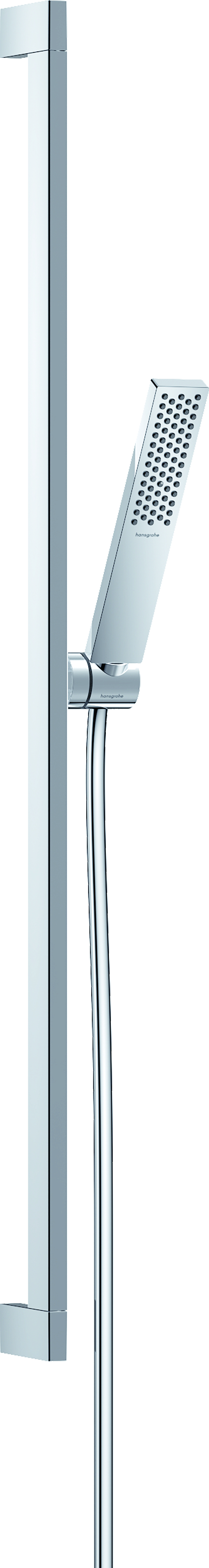 hansgrohe Pulsify E Duschset 100, 1 Strahlart, EcoSmart+, mit Duschstange 90 cm, 24381000 von Hansgrohe