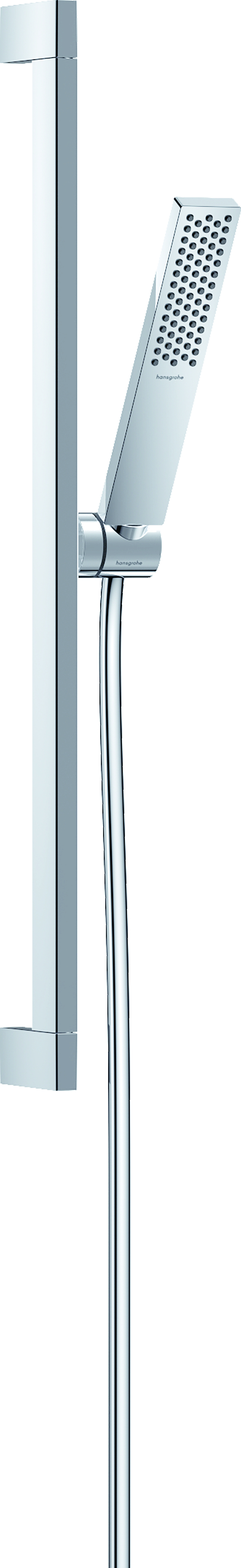 hansgrohe Pulsify E Duschset 100, 1 Strahlart, EcoSmart, mit Duschstange 65 cm, 24370000 von Hansgrohe