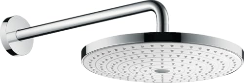 hansgrohe Raindance Select S 300 Duschkopf, Kopfbrause für Wandmontage, 2 Strahlarten, Weiß/Chrom von hansgrohe