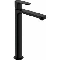 Rebris s - Waschtisch-Einhebelmischer, mit Ablauf, CoolStart, EcoSmart, schwarz matt 72590670 - Hansgrohe von Hansgrohe