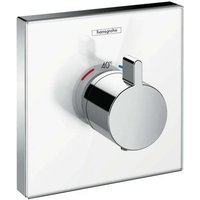 Hansgrohe - Shower Tablet ShowerSelect Glas Thermostat HighFlow, Unterputz, Farbe: Chrom / Weiß - 15734400 von Hansgrohe
