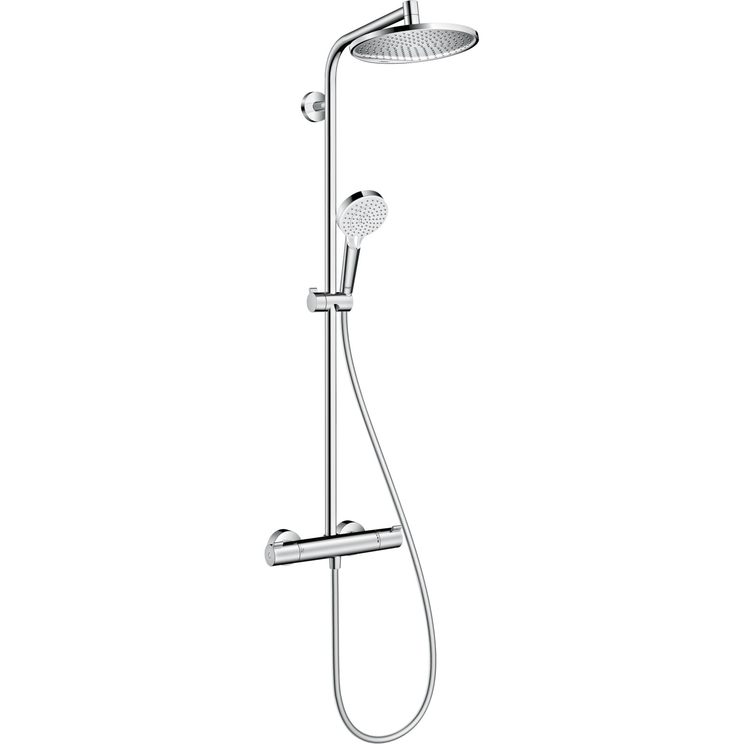 Hansgrohe Duschbrause-Set 240 Crometta S 1jet EcoSmart Chrom mit Thermostat Hansgrohe Duschbrause-Set 240 Crometta S 1jet EcoSmart Chrom mit Thermostat von Hansgrohe