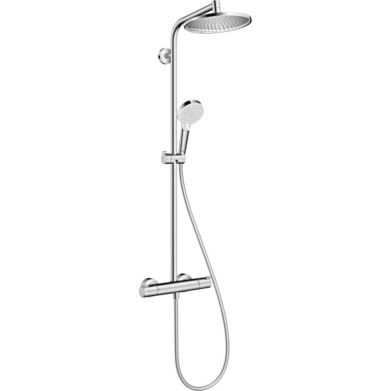 Hansgrohe Duschbrause-Set 240 Crometta S 1jet EcoSmart Chrom mit Thermostat von Hansgrohe