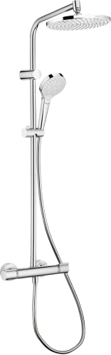 Hansgrohe Showerpipe 26758400 myselect S 240 Duschsäule mit Thermostatmischer chrom von hansgrohe