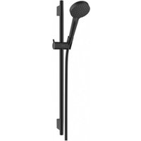Vernis Blend Brauseset mit Wannen- und Brausebatterie + 2-Strahl-Handbrause + 65-cm-Stange, Mattschwarz (71440670-Vernis) - Hansgrohe von Hansgrohe