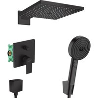Vernis Shape Pulsify All-in-One UP-Duschset mit Kopfbrause 300 xxl + Handbrause mit 3 Strahlarten, Mattschwarz - Hansgrohe Vernis Shape Pulsify All-in-One UP-Duschset mit Kopfbrause 300 xxl + Handbrause mit 3 Strahlarten, Mattschwarz - Hansgrohe von Hansgrohe