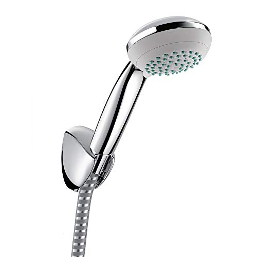 hansgrohe Crometta 85 Duschkopf, inkl. Duschkopfhalterung, 2 Strahlarten, Chrom von hansgrohe