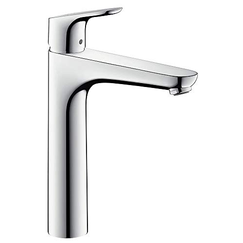 hansgrohe Wasserhahn Focus (Armatur mit Auslaufhöhe 190mm und Zugstangen-Ablaufgarnitur) Chrom von Hansgrohe