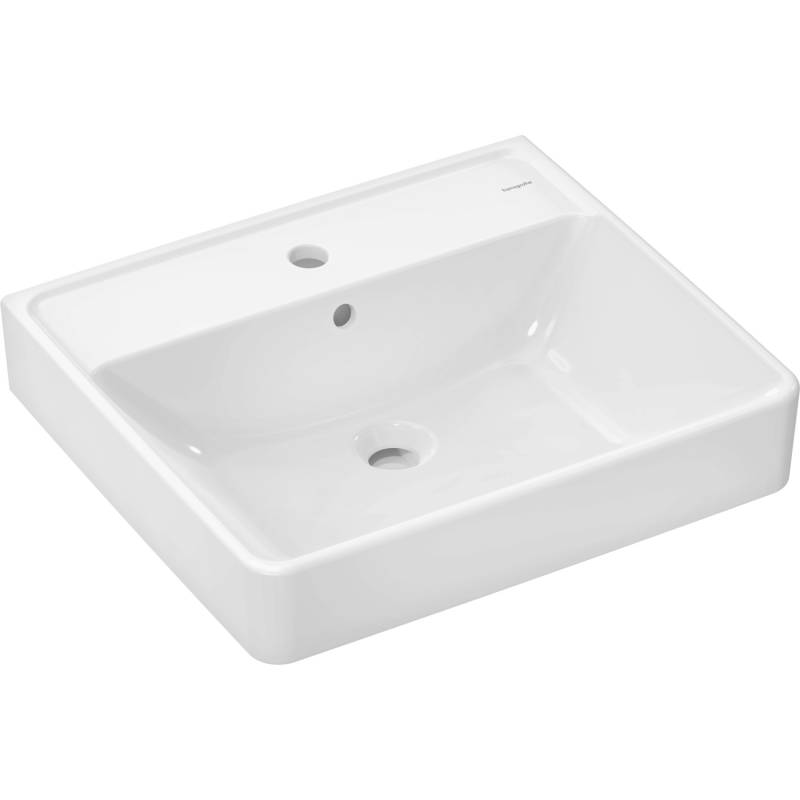Hansgrohe Waschtisch Xanuia Q 55 cm x 48 cm Weiß von Hansgrohe