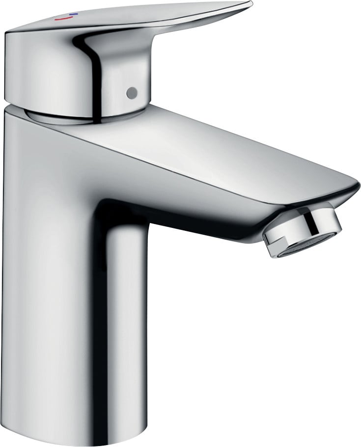 Hansgrohe Waschtischarmatur Logis 100 CoolStart mit Zugstangen-Ablaufgarnitur chrom von Hansgrohe