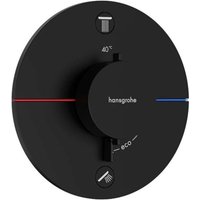 ShowerSelect Comfort - Unterputz-Thermostatarmatur für 2 Verbraucher, schwarz matt 15554670 - Hansgrohe von Hansgrohe