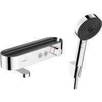 ShowerTablet Select Set Thermostat-Brause-/Wannenmischer + Handbrause mit 3 Strahlarten + Brauseschlauch 160cm + Wandhalterung - Hansgrohe ShowerTablet Select Set Thermostat-Brause-/Wannenmischer + Handbrause mit 3 Strahlarten + Brauseschlauch 160cm + Wandhalterung - Hansgrohe von Hansgrohe