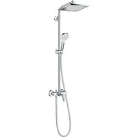 Hansgrohe - Showerpipe Crometta e 240 Duschsäule 1 Strahl, mechanischer Mischer (HG-27284000) von Hansgrohe