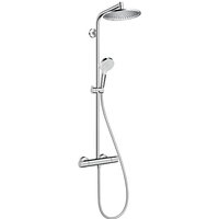 Hansgrohe - Showerpipe Crometta s 240 Duschsäule 1jet mit EcoSmart Thermostatmischer von Hansgrohe