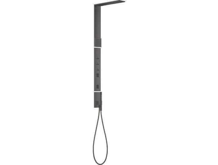 hansgrohe, Duschsystem, AXOR ShowerComposition Duschpaneel, mit Thermostat, Kopfbrause 110/220, Schulterbrause, in von Hansgrohe