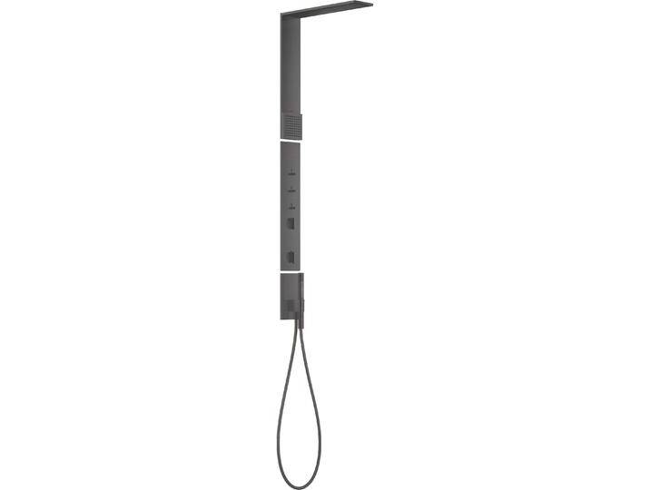 hansgrohe, Duschsystem, AXOR ShowerComposition Duschpaneel, mit Thermostat, Kopfbrause 110/220, Schulterbrause, in von Hansgrohe