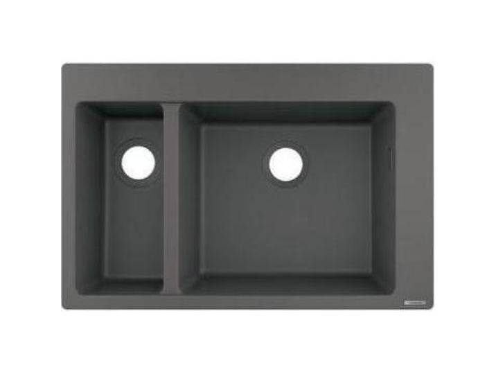hansgrohe, Spülbecken, HG Einbauspüle 180/450 S510-F635 steingrau (Einbauspüle, 51 cm, 77 cm) von Hansgrohe