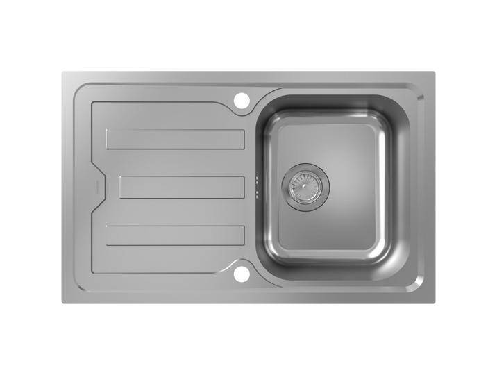 hansgrohe, Spülbecken, S44 Einbauspüle 342, Edelstahl, mit Abtropffläche kurz, 820x510mm, 43368800 (Einbauspüle, 51 cm, 82 cm) von Hansgrohe