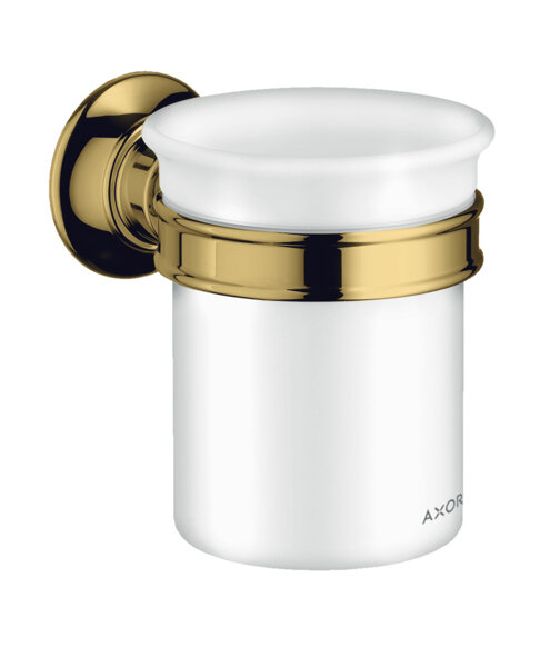 hansgrohe AXOR Montreux Zahnputzbecher, Farbe: Polished Gold Optic von Hansgrohe