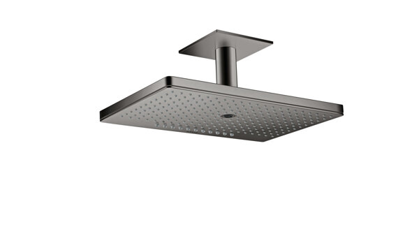 hansgrohe AXOR ShowerSolutions Kopfbrause 460/300 3jet, Deckenanschluss, Farbe: Polished Black Chrome von Hansgrohe