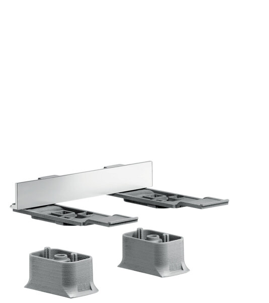 hansgrohe AXOR Universal Accessories Adapterset, Farbe: Brushed Black Chrome von Hansgrohe