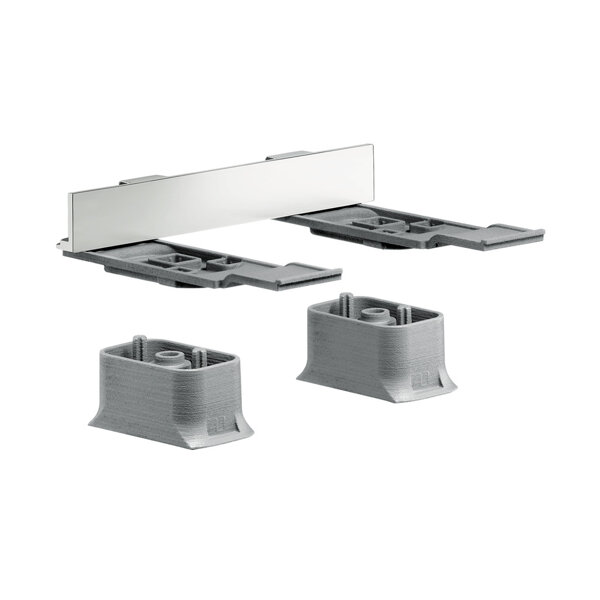 hansgrohe AXOR Universal Accessories Adapterset, Farbe: Brushed Nickel von Hansgrohe