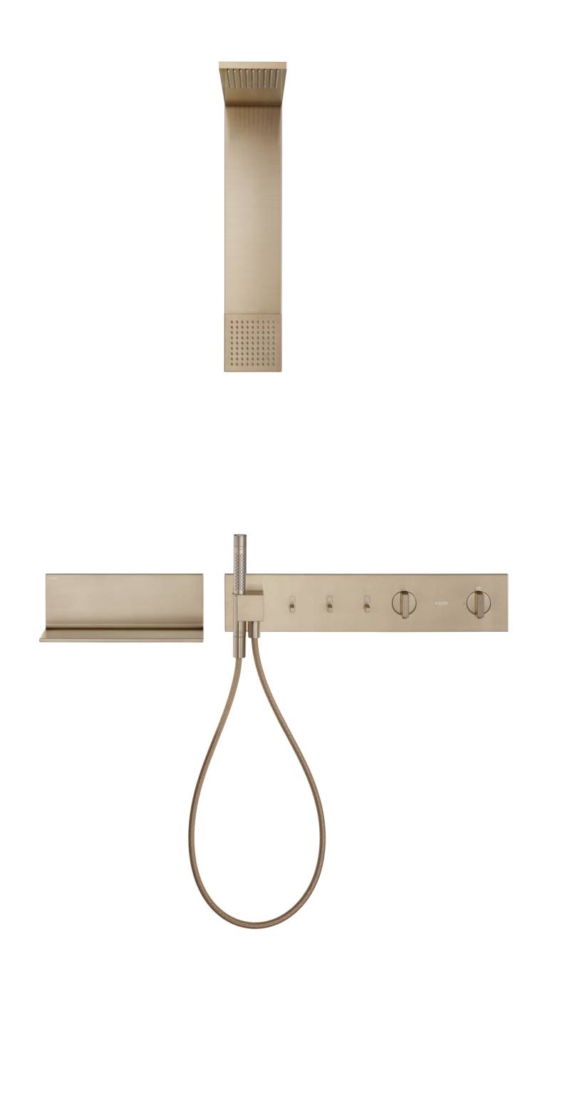 hansgrohe AXOR UNIVERSAL Rectangular Ablage, Metall, Länge 300mm, 42644310 von Hansgrohe