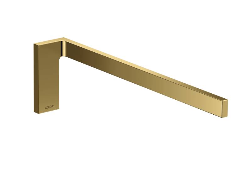 hansgrohe AXOR UNIVERSAL Rectangular Handtuchhalter, Metall, einzeln, fest, Länge 380mm, 42626990 von Hansgrohe