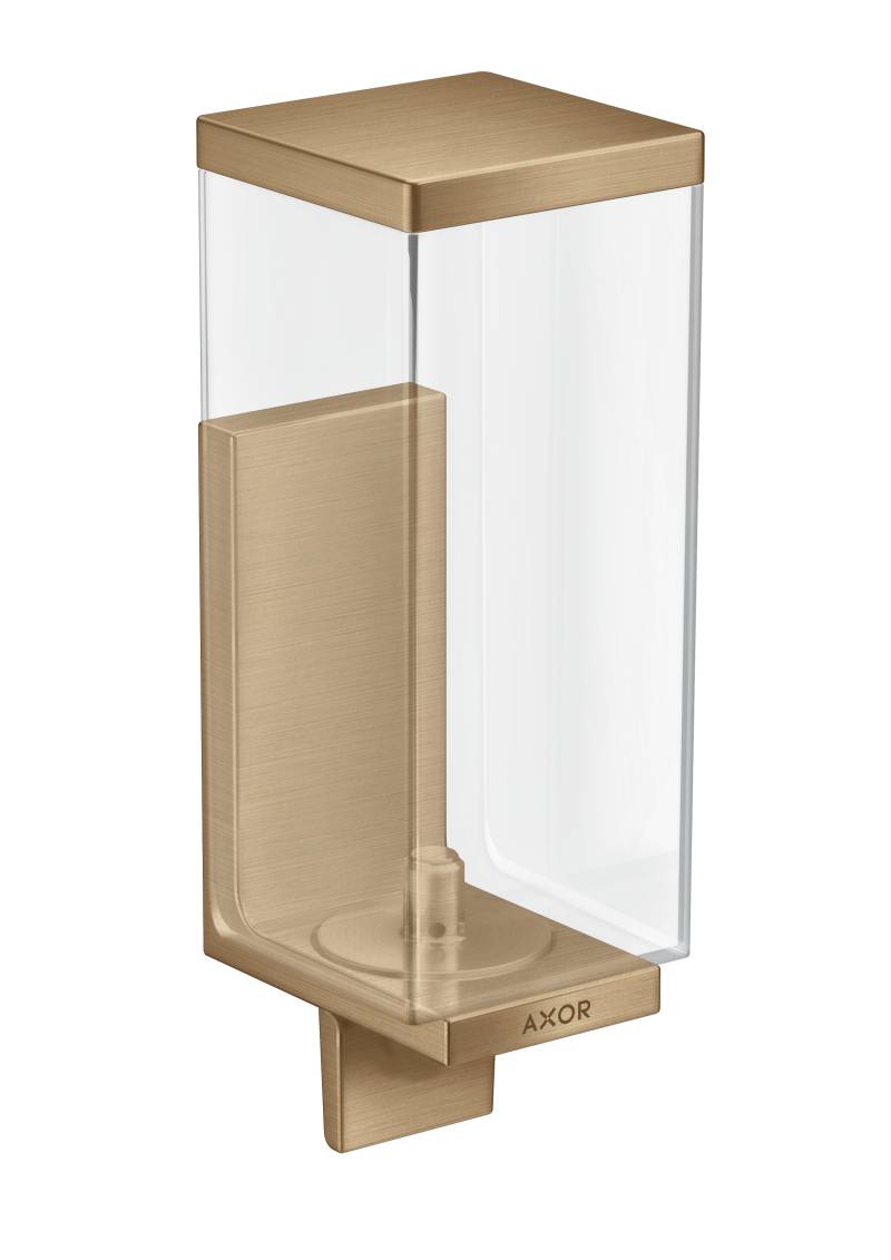 hansgrohe AXOR UNIVERSAL Rectangular Seifenspender, Füllmenge 600ml, 42610140 von Hansgrohe