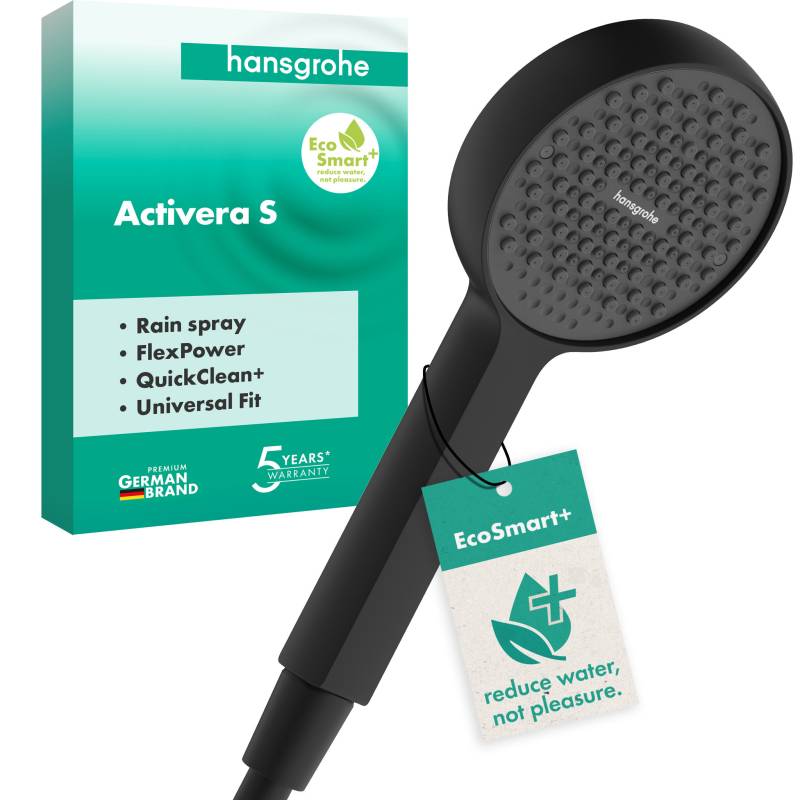 hansgrohe Activera S Handbrause 95, 1 Strahlart, EcoSmart+, 28032670 von Hansgrohe