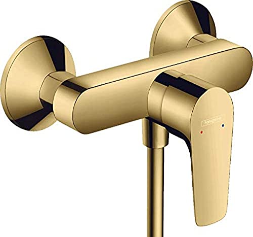 hansgrohe Duscharmatur Talis E (Aufputz Duschmischer, für 1 Funktion) Polished Gold Optik von hansgrohe