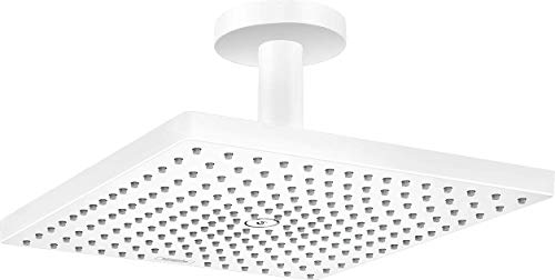 hansgrohe Duschkopf Raindance E 300 Regendusche (Kopfbrause mit Deckenanschluss) Mattweiß von hansgrohe