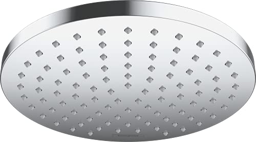 hansgrohe Vernis Blend - Kopfbrause, runde Duschbrause (⌀ 205 mm), Regendusche mit 1 Strahlart für Wand- oder Deckenmontage, Brausekopf mit Antikalk-Funktion, Chrom von hansgrohe