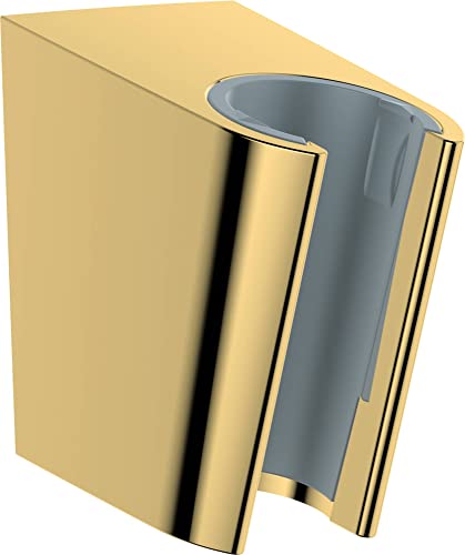 hansgrohe Duschkopfhalterung Porter S, Brausehalter, Polished Gold Optik, 1.00 von hansgrohe