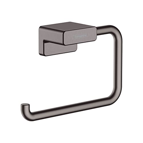 hansgrohe Handtuchring AddStoris, Handtuchhalter, Brushed Black Chrome von hansgrohe