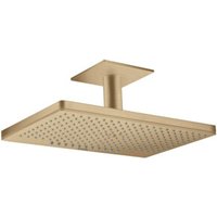 hansgrohe Kopfbrause Axor m Decke, 460x300mm, 2jet, brush. bron von Hansgrohe
