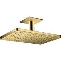hansgrohe Kopfbrause Axor m Decke, 460x300mm, 2jet, pol. gol opt von Hansgrohe