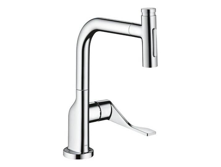 hansgrohe Küchenarmatur Axor Citterio 230 Küchenmischer Select 2jet mit Ausziehbrause und sBox, Edelstahl hansgrohe Küchenarmatur Axor Citterio 230 Küchenmischer Select 2jet mit Ausziehbrause und sBox, Edelstahl von Hansgrohe