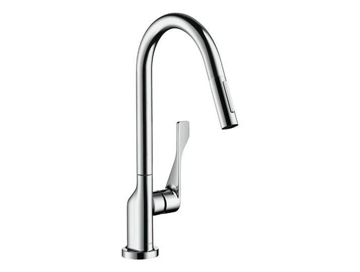 hansgrohe Küchenarmatur Axor Citterio 250 Küchenmischer mit Ausziehbrause, Chrom von Hansgrohe