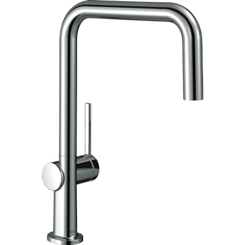 hansgrohe Küchenarmatur Talis M54 (Wasserhahn Küche, 360° schwenkbar, hoher Komfort-U-Auslauf 220mm, Standardanschlüsse) Chrom von hansgrohe