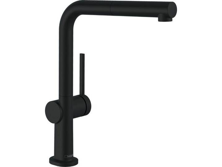hansgrohe Küchenarmatur Talis M54 Armatur 270, Niederdruck, Ausziehauslauf Mattschwarz von Hansgrohe