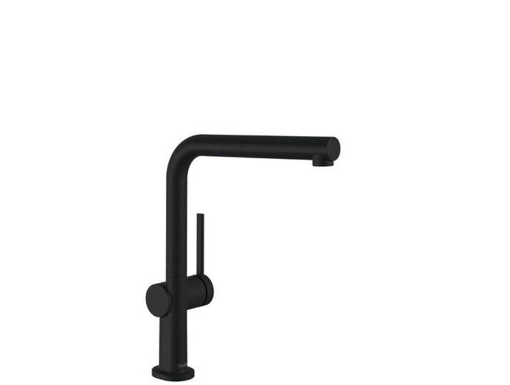 hansgrohe Küchenarmatur Talis M54 Armatur Einhebelküchenmischer 270 Ausziehauslauf Mattschwarz von Hansgrohe