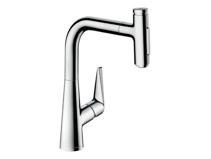 hansgrohe Küchenarmatur Talis Select M51 Küchenmischer 220 2jet mit Ausziehbrause und sBox, Chrom von Hansgrohe